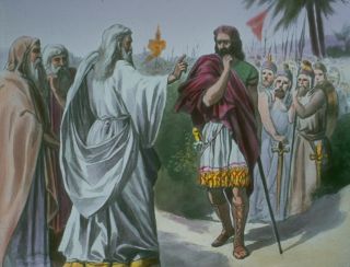 Самуил упрекает царя Саула